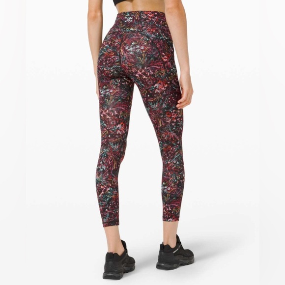 Lululemon Invigorate High Rise Tight 25” in Foliage Overlay Multi - Everlux - Picture 3 of 11